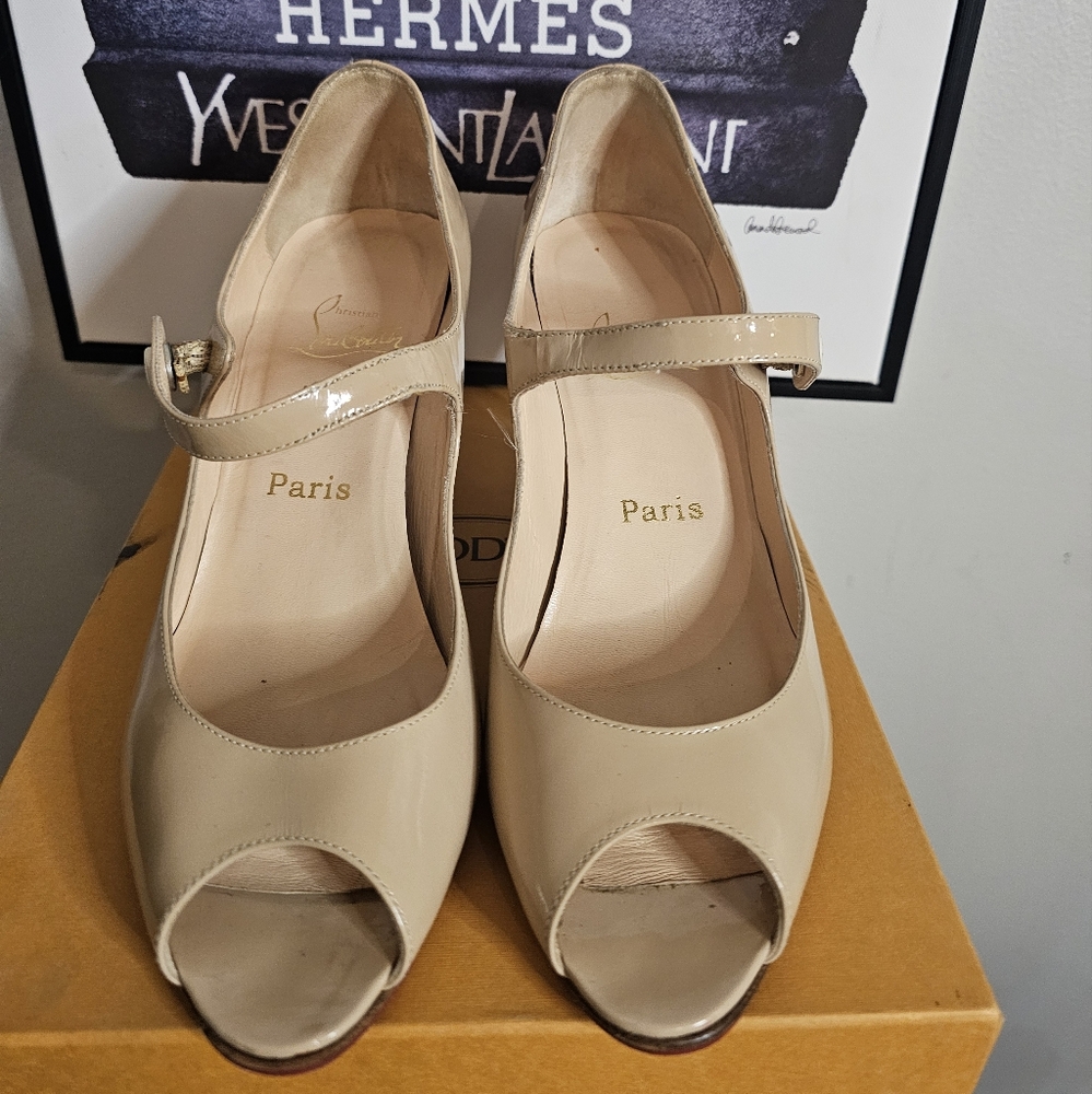 Christian Louboutin strap heels